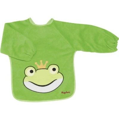 Afbeelding van Playshoes 507136 Uniseks slabbetje met lange mouwen, groen, één maat (1 stuk)