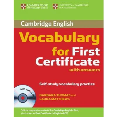 Afbeelding van Cambridge Vocabulary For First Certificate With Answers And Audio Cd