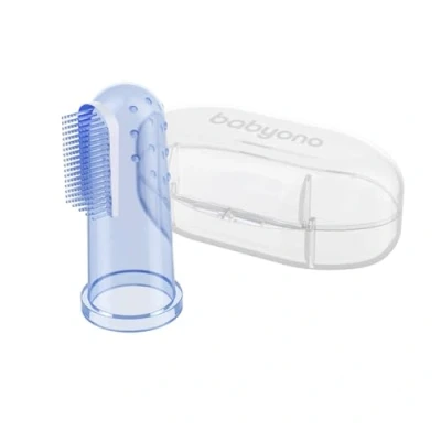 Afbeelding van Babyono Vingertandenborstel Blauw