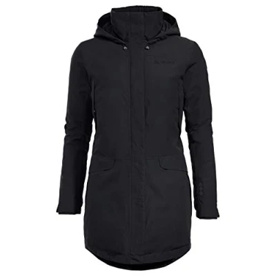 Afbeelding van VAUDE Skomer Wollen Parka Dames, zwart Maat EU 40