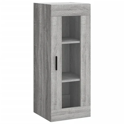 Image de vidaXL Armoire murale sonoma gris 34,5x34x90 cm828874