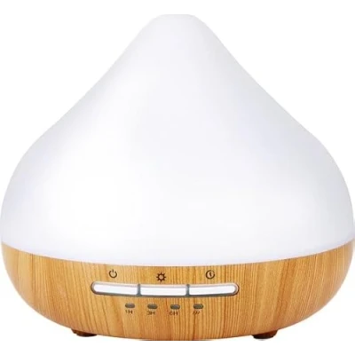 Afbeelding van Grundig Aroma Diffuser Luchtbevochtiger 300ml Elektrische Geurverspreider Met LED Verlichting en Timer Aromatherapie Etherische Oliën Draadloze Geur Verspreider Wit