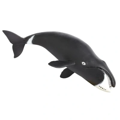 Afbeelding van Safari Zeedieren Groenlandse Walvis Junior 21 Cm Zwart/wit