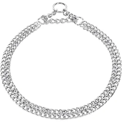 Afbeelding van Sprenger Halsband Voor Dieren Hond Dressuurketting 2 Rijen 2mmx60cm 1st