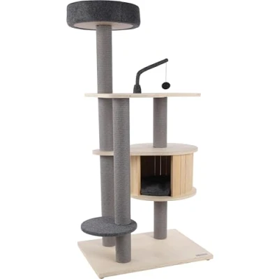 Afbeelding van Flamingo Krabpaal Kandis Grijs &amp; Beige