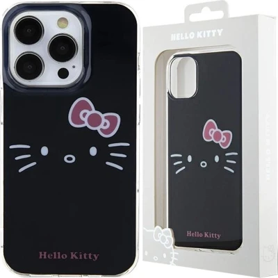 Afbeelding van Hello Kitty IML Face hoesje voor iPhone 13 Pro / zwart