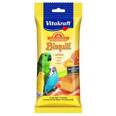 Afbeelding van Vitakraft Bisquiti 50 g Vogelsnack Honing