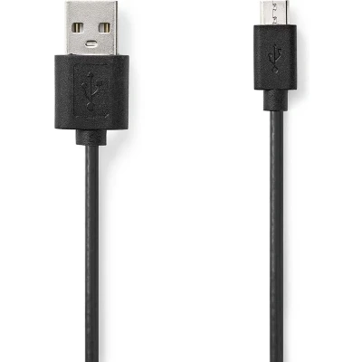 Afbeelding van Nedis Ccgt60500Bk20 Kabel Usb 2.0 A Male Micro B 2,0 M Zwart