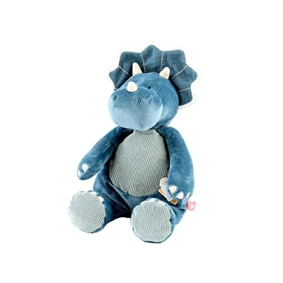 Image de Noukie’s Peluche Bébé Ops le Tricératops 25 cm Doudou Câlin en Coton Bio Idéal dès la Naissance