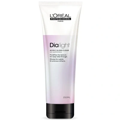 Afbeelding van L&#039;Oréal Dia Light Acidic Gloss Clear 250ml Haibu by Kapperskorting.com