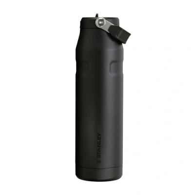 Image de Stanley Flip Straw 2.0 Gourde Isotherme Avec Paille 1.06L 15 Heures Froide 3 Jours Glacée Acier Inoxydable Sans BPA Etanche Lavable Au Lave Vaisselle Thermos Black