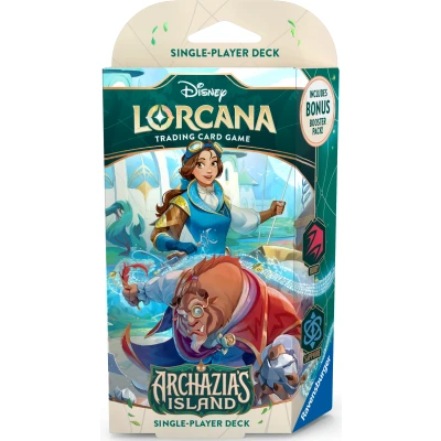 Afbeelding van Disney Lorcana Archazia&#039;s Island Starter Deck: Belle &amp; Beast (inclusief booster)