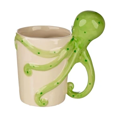 Afbeelding van Beker met inktvis/octopus handvat