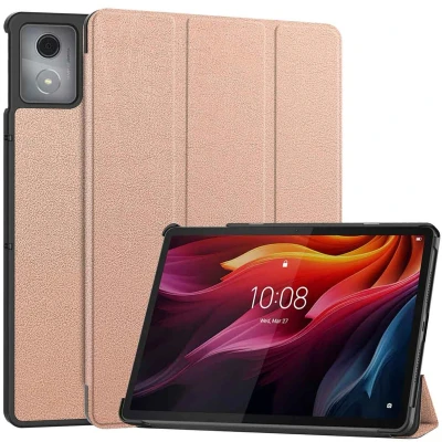 Afbeelding van imoshion Trifold Bookcase voor de Lenovo Tab K11 Plus Rose Gold
