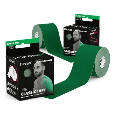 Afbeelding van Kintex 2 rollen klassieke kinesiotape 5 cm x m groen