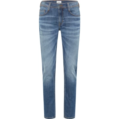 Afbeelding van Mustang Oregon Tapered Jeans Fit, Heren, Maat: 28x32, Light scratched used