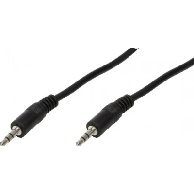 Afbeelding van LogiLink CA1052 Jackplug Audio Aansluitkabel 5.00 m Zwart (mat)