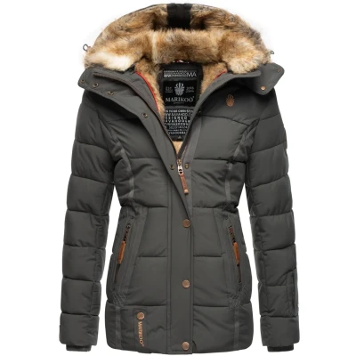 Afbeelding van Marikoo Nekoo Winterjas, Dames, Maat: Small, Dark grey