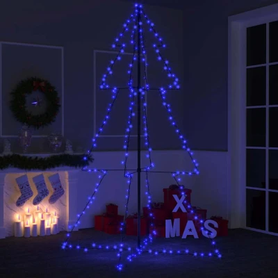 Afbeelding van Kegelkerstboom 240 LED&#039;s binnen en buiten 118x150 cm