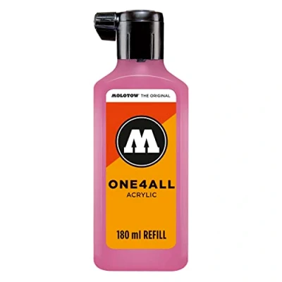 Afbeelding van Molotow ONE4ALL™ 180ml Roze navul Inkt op acrylbasis