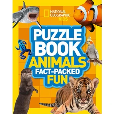 Afbeelding van Puzzle Book Animals Braintickling quizzes, sudokus, crosswords and wordsearches National Geographic Kids