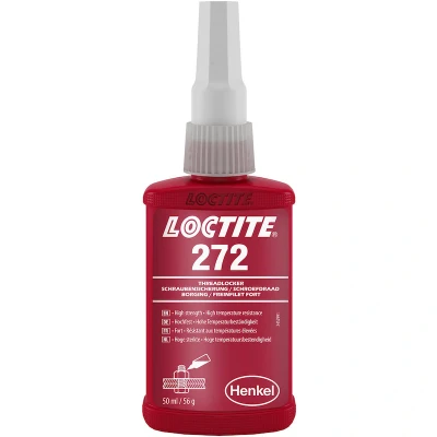 Afbeelding van LOCTITE 272 schroefdraadborgmiddel voor hoge temperaturen (50 ml fles) 1008095