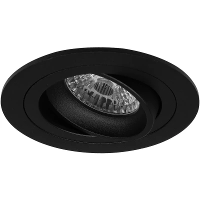Afbeelding van LED inbouwspot Dillef Rond Zwart Warm Wit Dimbaar 5W Philips