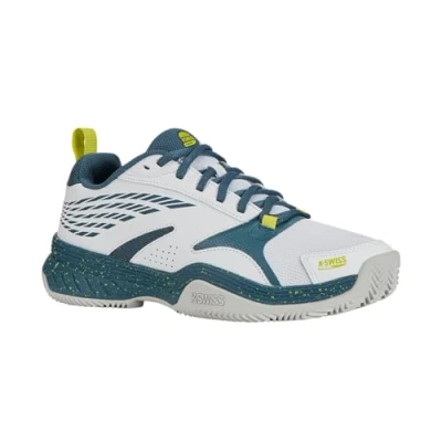 Afbeelding van SpeedEx Padel 09084 Padelschoenen Heren White Indian Teal Evening Primrose100 9,5 Wit