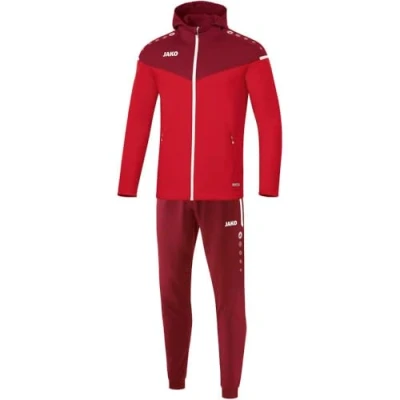 Afbeelding van Trainingspak polyester met kap Champ 2.0 Rood/wijnrood / L