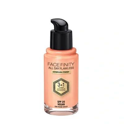 Afbeelding van Max Factor Facefinity All Day Flawless 3 in 1 Airbrush Finish Foundation C64 Rose Gold