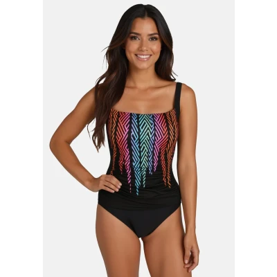 Afbeelding van Vivisence Badpak, Dames, Maat: 75D, Black multicolour