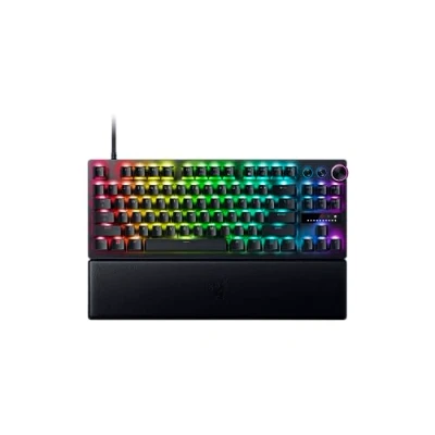 Afbeelding van Razer Huntsman V3 Pro Tenkeyless TKL Analoog E Sport pc toetsenbord zonder numeriek toetsenblok (snelschietmodus, snap tik, digitale draaiknop en bedieningsknop) DE lay out, zwart