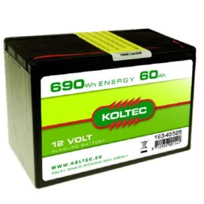 Afbeelding van Batterij 12 Volt 690 Wh 60 Ah Alkaline