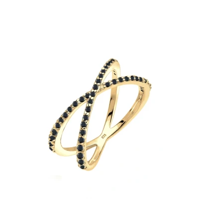 Afbeelding van Elli Cross Basic Ring bicoloured, Dames, Maat: 54, Bi coloured