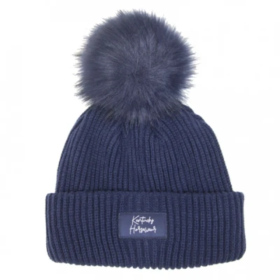 Afbeelding van Kentucky Muts Pompom donkerblauw maat:one size