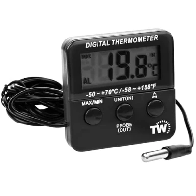 Afbeelding van Digitale koelkastthermometer met wekker en maximale/minimale temperatuurfunctie