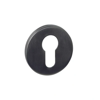 Afbeelding van Intersteel Cilinderrozetten verdekt ø52x6mm PVD antraciet