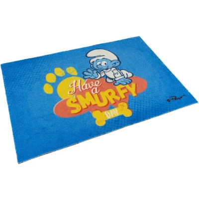 Afbeelding van Smurfs Duvoplus Dierenmat Hond Babysmurf Vloermat 60x40x0,6cm 1st