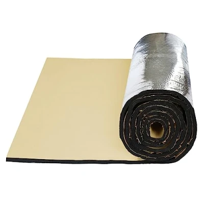 Afbeelding van uxcell Sourcingmap Geluidsisolerende mat voor auto, deur, motorkap, motor, thermische isolatie, 10 mm, 40 x 24/100 60 cm