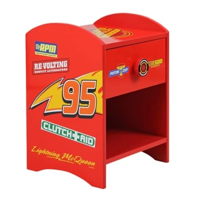 Afbeelding van Disney Lighning McQueen Cars Nachtkast Kinderkamer