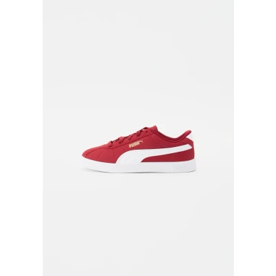 Afbeelding van Puma CLUB II Unisex Sneakers laag voor kinderen, Maat: 28, Dark crimson/white/gold Imitatieleer/ textiel