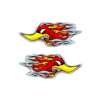 Afbeelding van Quattroerre 14206 3D sticker paar Picchio Fiamme