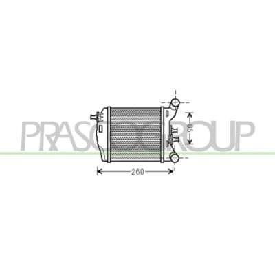 Afbeelding van PRASCO FT030N003 Intercooler