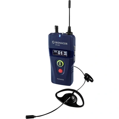 Afbeelding van Monacor ATS 80T Hand Microfoonzender Zendmethode:Digitaal Incl. klem