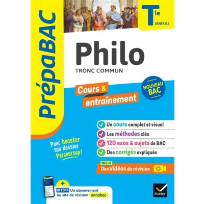 Image de Prépabac Philo Tle générale Bac 2025