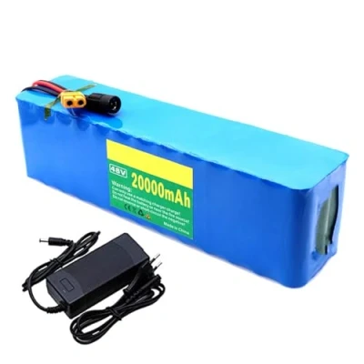 Afbeelding van Lithium ion accu, 48 V, 20 Ah, 13S3P, geïntegreerde BMS bescherming, ideaal voor 200 1000 W, XT60 Plug e bike motor