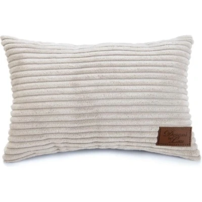Afbeelding van Hondenkussen Ribbed lichtgrijs 35x23 cm