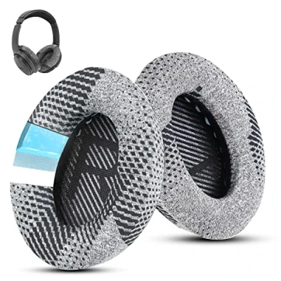 Afbeelding van Wzsipod Cooling Gel QuietComfort 35/QC 35ii Vervangende oorkussens voor Bose QC45 QC35 QC25 QC2 QC15/Around Ear 2 AE2i AE2w/SoundTrue &amp; SoundLink Series (grijze stof)
