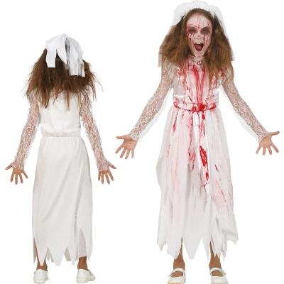 Afbeelding van Fiestas Guirca Bloody Wife (10 12 jaar) Halloween kostuum voor kinderen meisjes