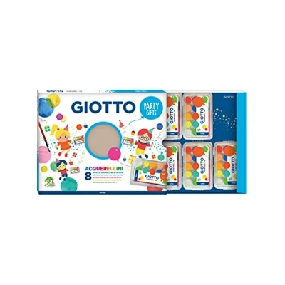 Afbeelding van GIOTTO Party Gifts Waterverf voor feestjes, 8 stuks, 15 tabletten